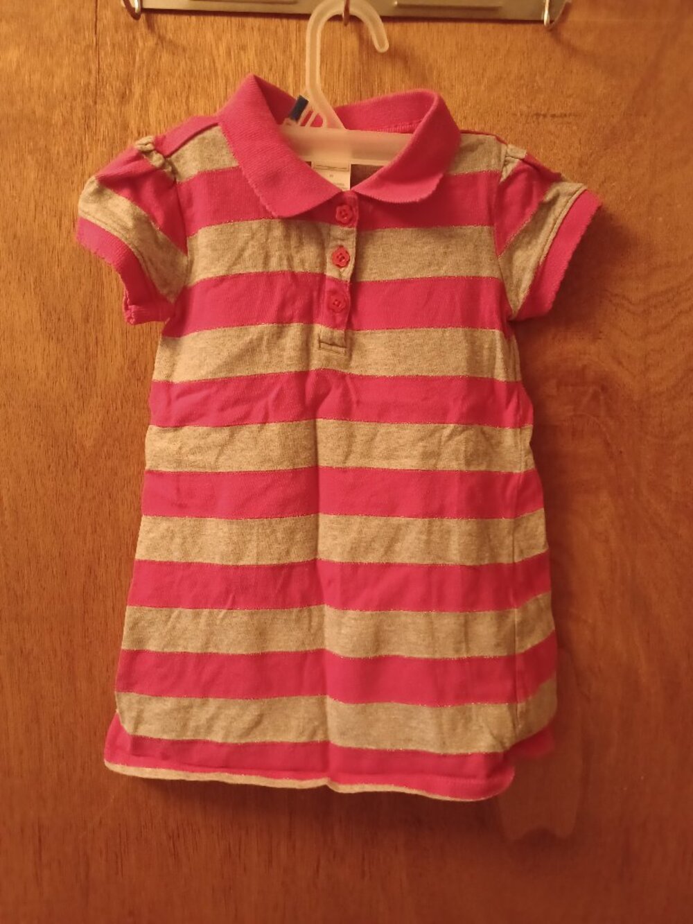 Wonder Kids Striped Polo Tee Shirt Girls